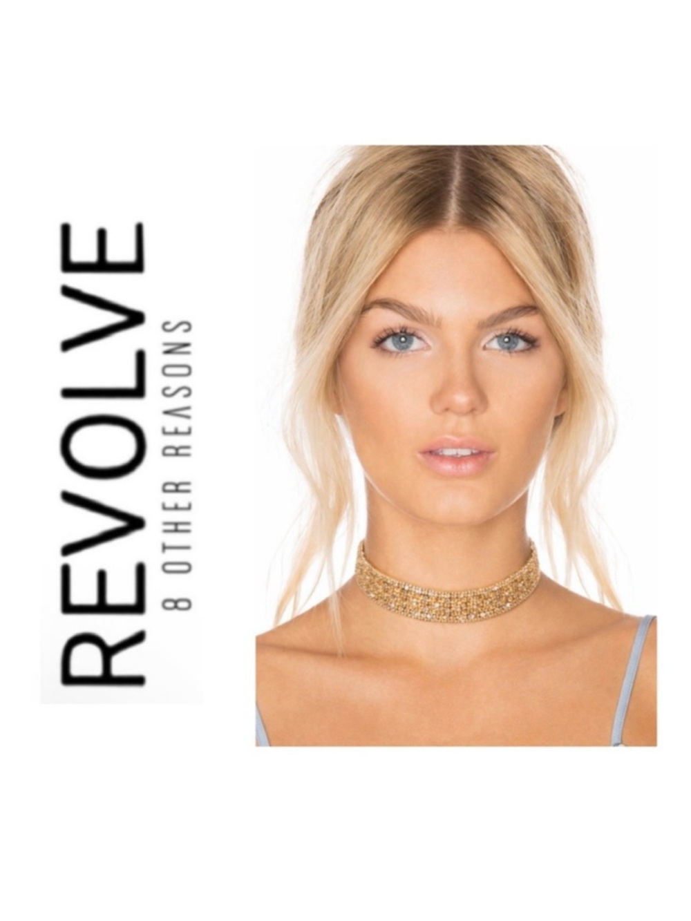 NWT Revolve x 8 Other Reasons Wicked Yellow Brick Road Choker Necklace in Gold